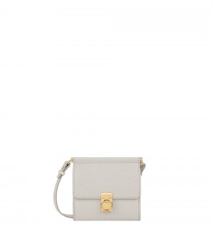 Polene Numéro Sept Crossbody 財布 グレー | 8274951-BU