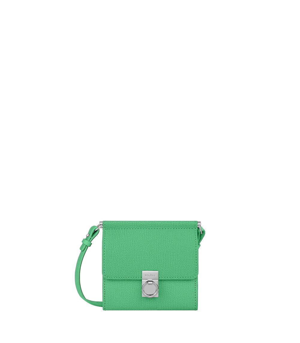 Polene Numéro Sept Crossbody 財布 緑 | 7145069-RT