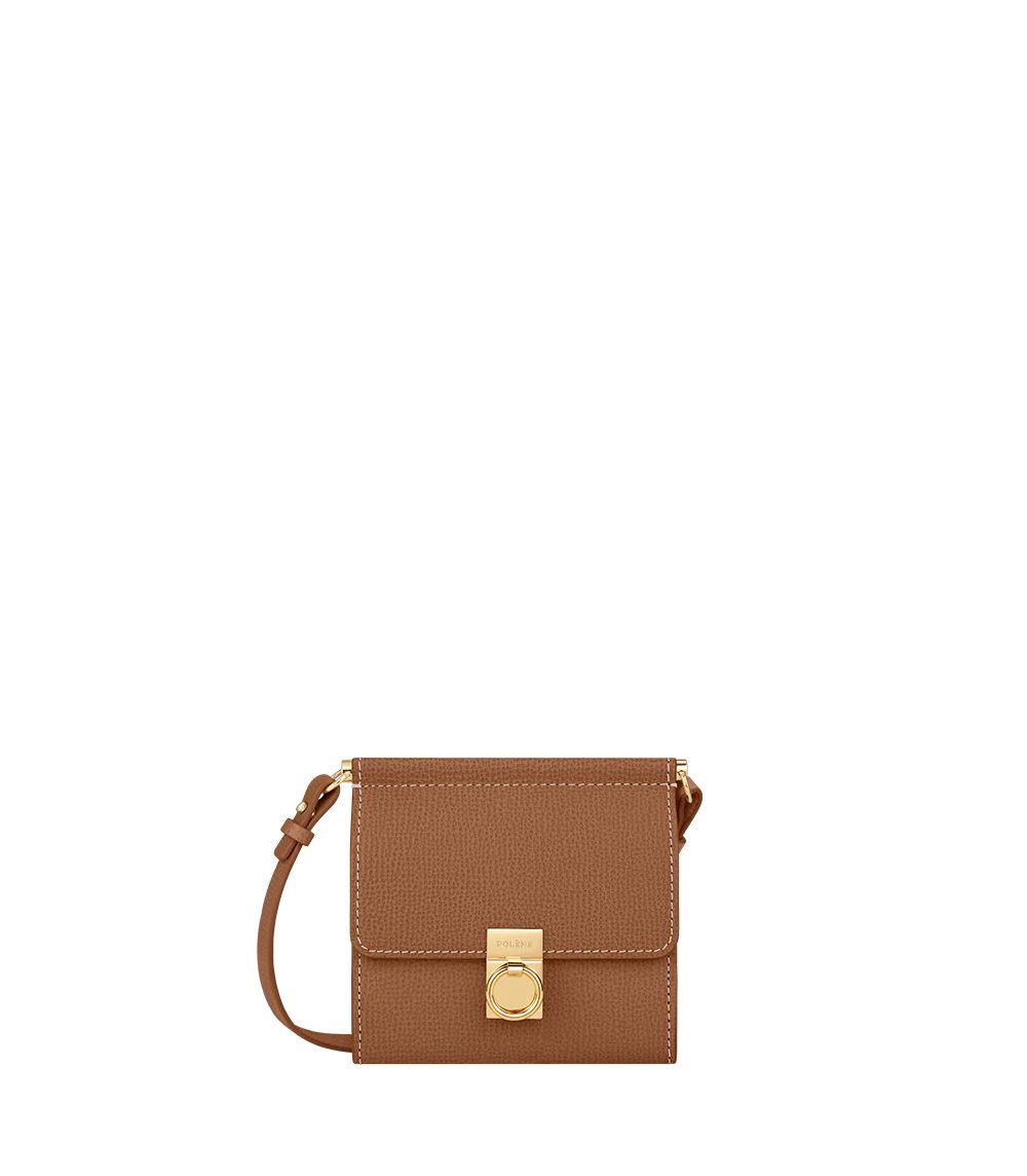 Polene Numéro Sept Crossbody 財布 ブラウン | 9158047-RP